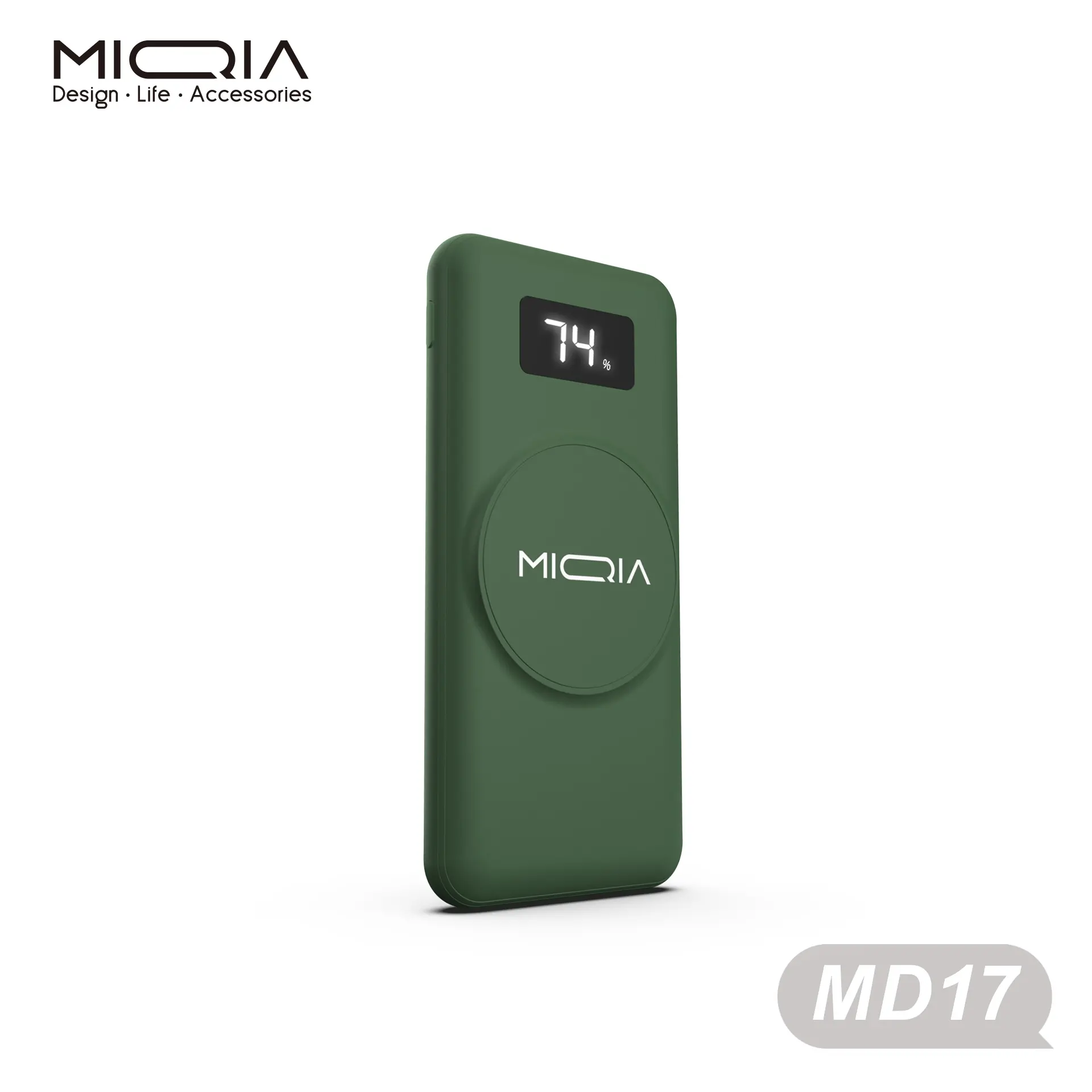 POWER BANK MIQIA MD-17 WIRLESS 10000 MAH