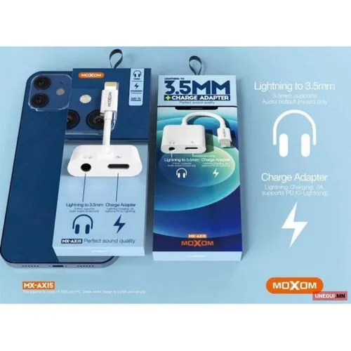 ADAPTATEUR IPHONE / JACK (MOXOM MX-AX15 )