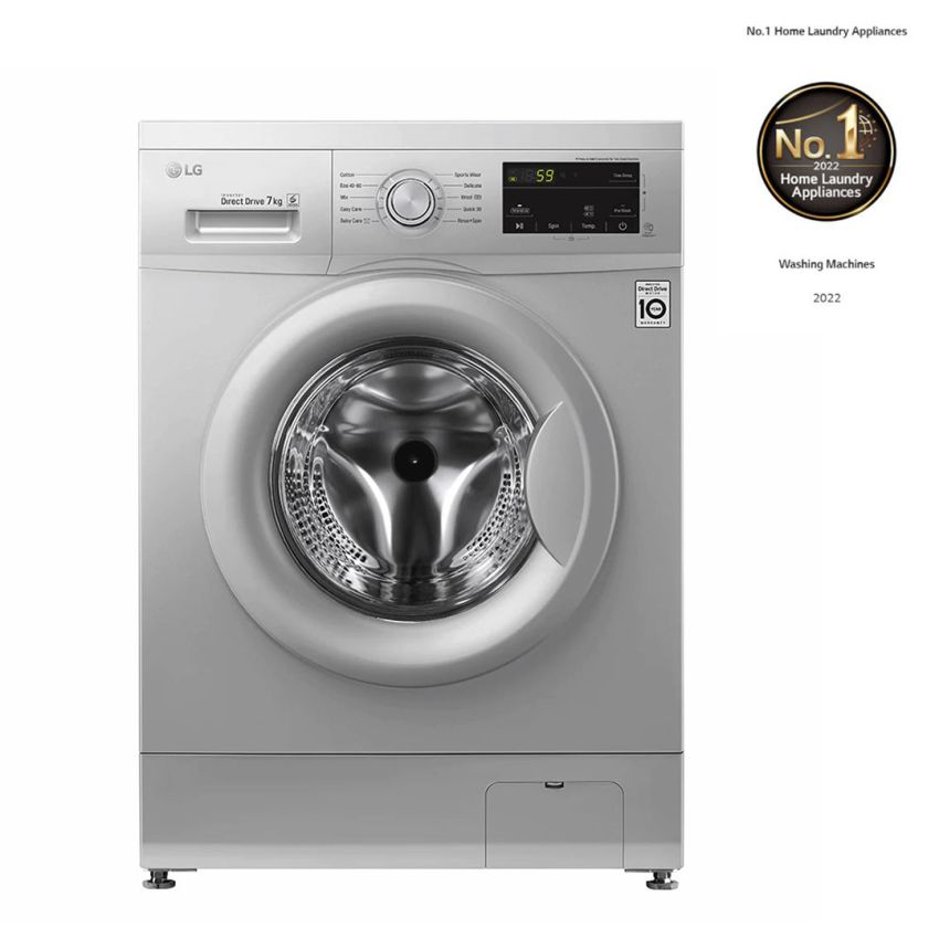 MACHINE AUTO LG 7KG SILVER FH496QDG24