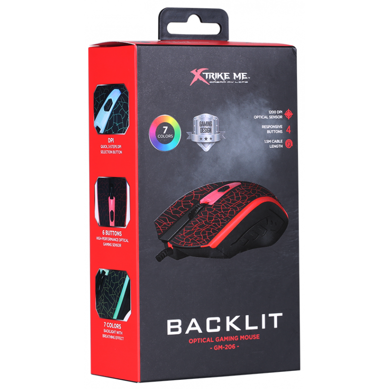 SOURIS OPTIQUE XTRIKE ME GM-206