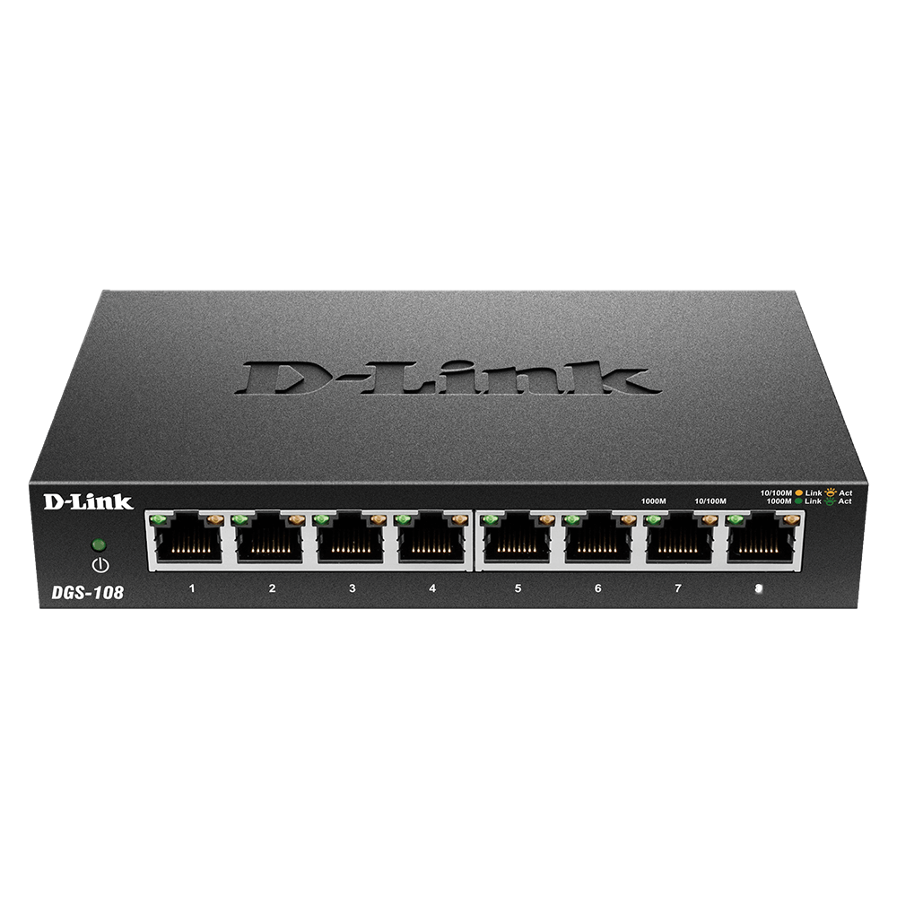 SWITCHEUR D-LINK 8 PORTS BRS