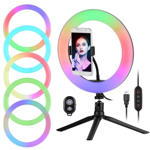 RING LIGHT RGB LED SOFT RING LIGHT MJ-36
