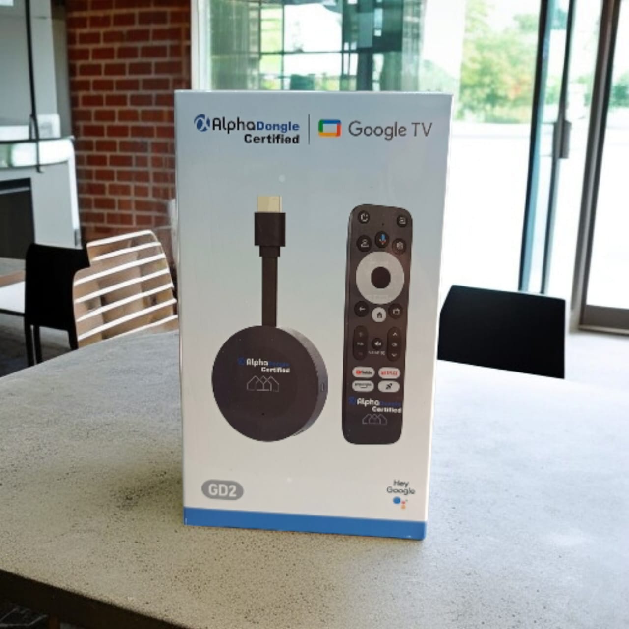 BOX ANDROID ALPHADONGLE CERTIFIED GD2 2G/32G+24MOIS(alpha+diwen+ta3limiya+chahed+aljazira360)